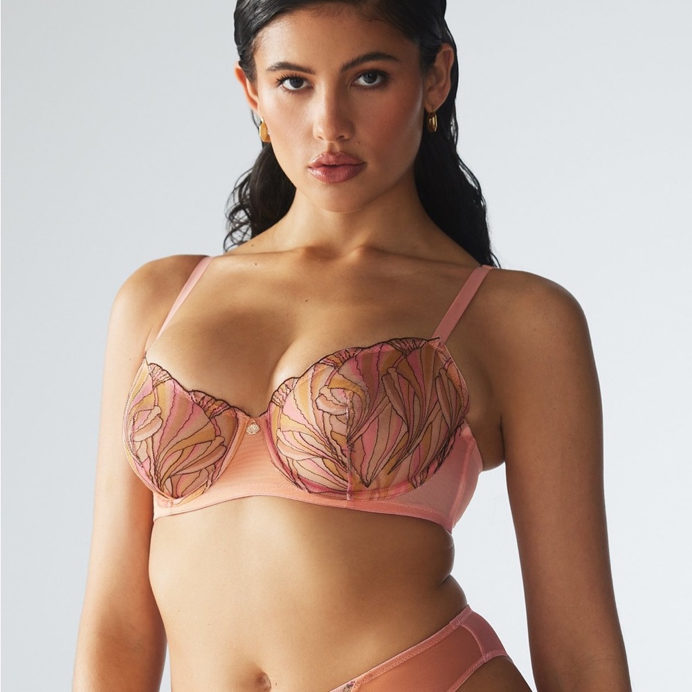 Savage X Fenty BENEATH THE SURFACE EMBROIDERED UNLINED BALCONETTE BRA